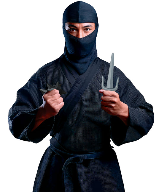 set ninja 5 pezzi nero