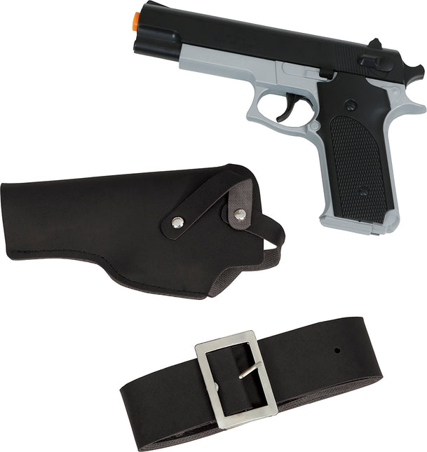 Pistola con fondina 22cm
