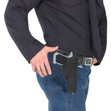 Pistola con fondina 22cm