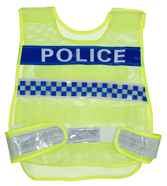 Gilet giallo della polizia stradale, adulto