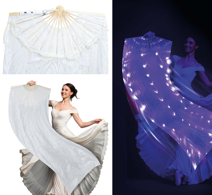 Ventilatore bianco con led multifunzione 75x150 cm