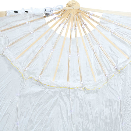 Ventilatore bianco con led multifunzione 75x150 cm