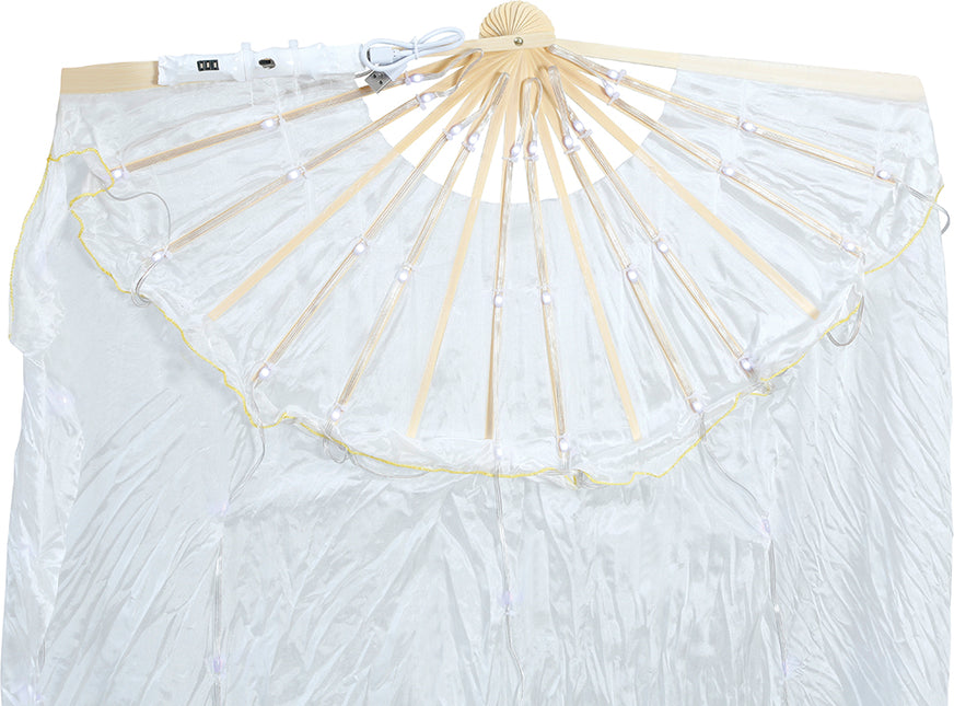 Ventilatore bianco con led multifunzione 75x150 cm