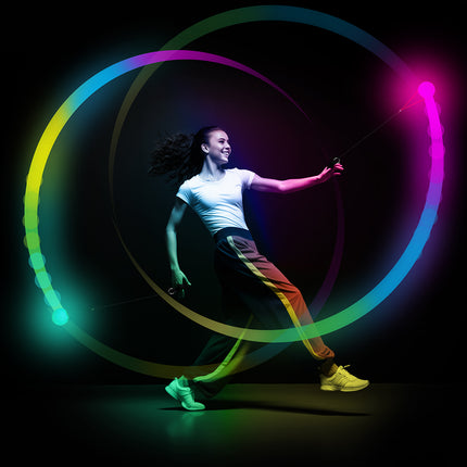 Palla da ballo multicolore con led 7 cm