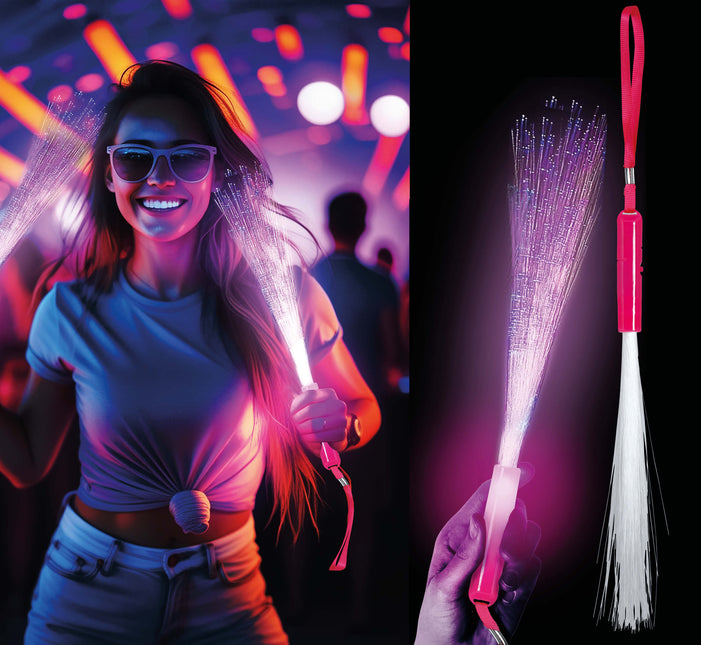 Fibre di vetro a led colorate 25 cm