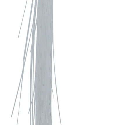 33 cm di fibra ottica, led, ciuffo con farfalla