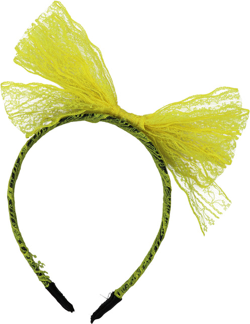 Set di accessori Neon 80S Giallo 5 pezzi