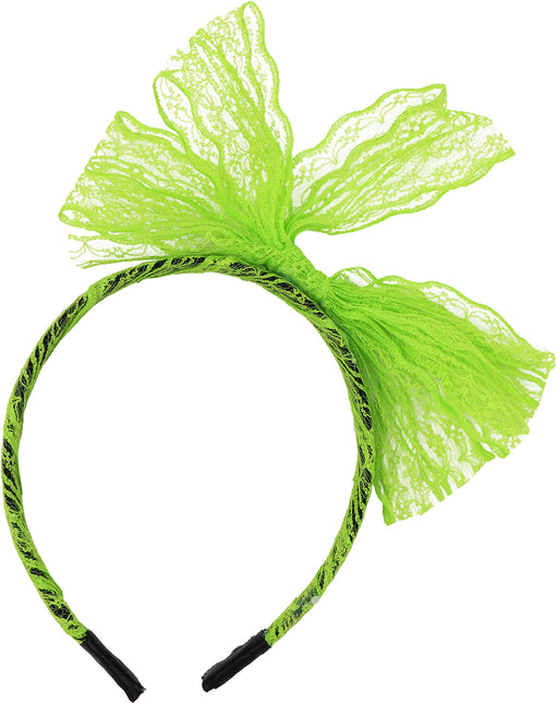 Set di accessori Neon 80S Verde brillante 5 pezzi