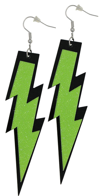 Set di accessori Neon 80S Verde brillante 5 pezzi