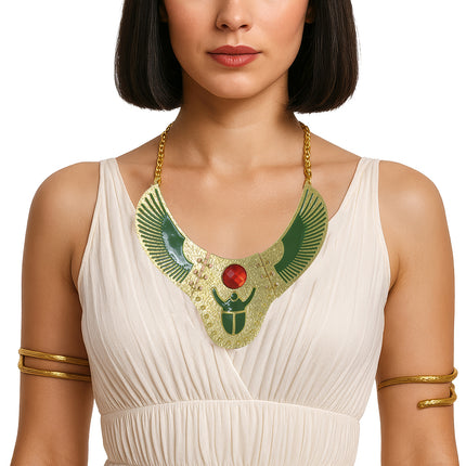 Collana Cleopatra in oro verde