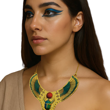 Collana Cleopatra in oro verde