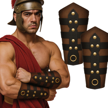 Bracciale romano marrone 2 pezzi