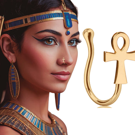 Piercing al naso finto in oro