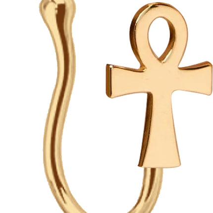 Piercing al naso finto in oro