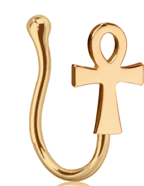 Piercing al naso finto in oro