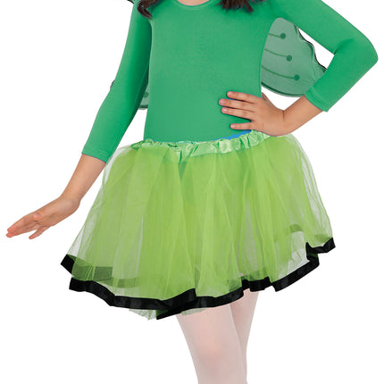Set di vestiti da farfalla per bambina verde 2 pezzi