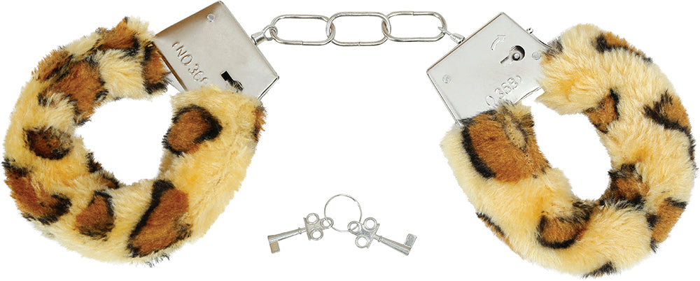 Manette leopardate marrone beige