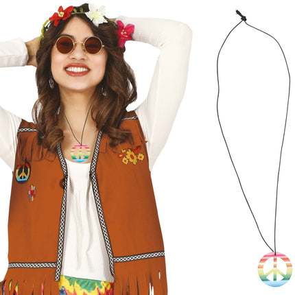 Ciondolo Hippie multicolore 6 cm