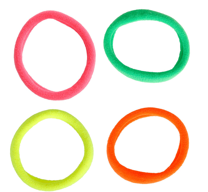 Sacchetto di 5 elastici per capelli neon assortiti