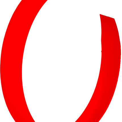 Orecchini a cerchio neon rossi