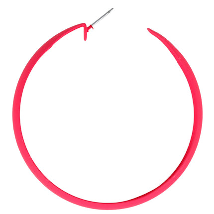 Orecchini a cerchio neon