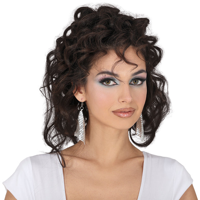 Orecchini metallici da 9 cm