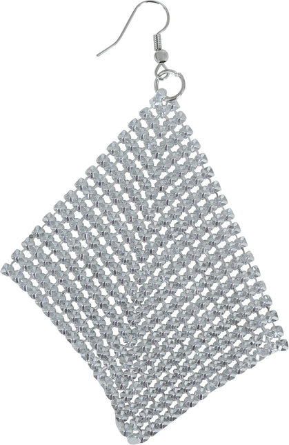 Orecchini metallici da 9 cm