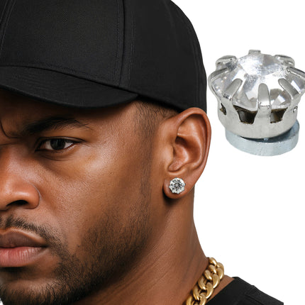 Blister con 2 orecchini magnetici