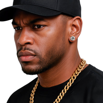 Blister con 2 orecchini magnetici