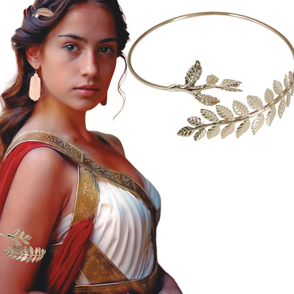 Bracciale alloro in metallo