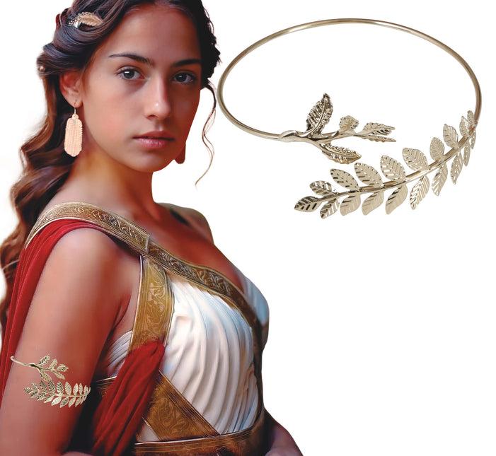 Bracciale alloro in metallo
