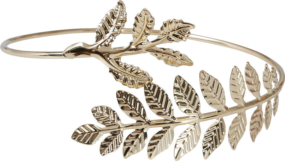 Bracciale alloro in metallo