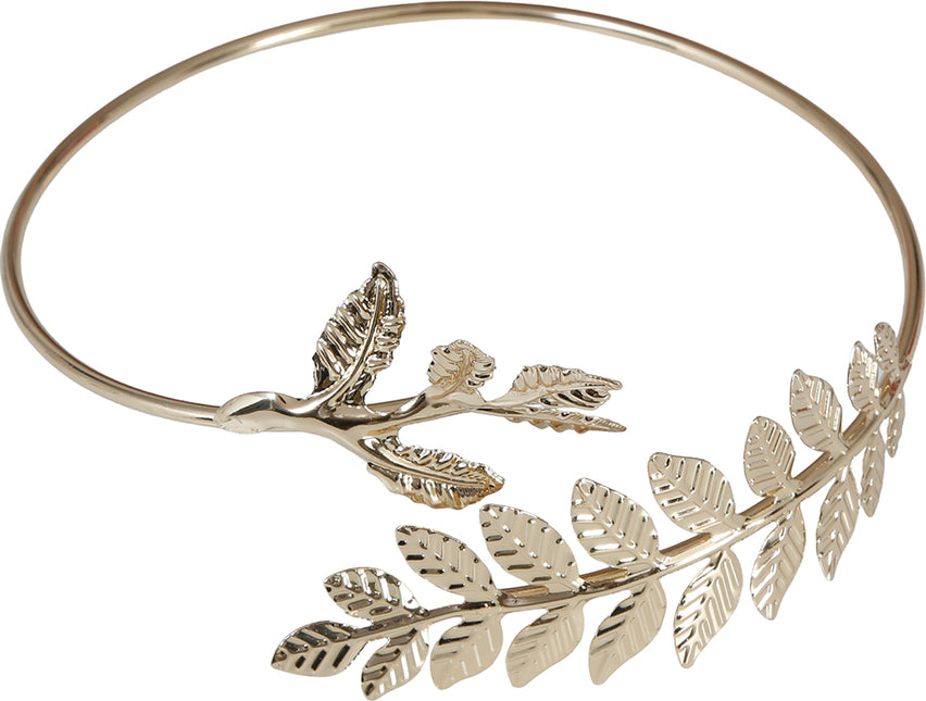 Bracciale alloro in metallo