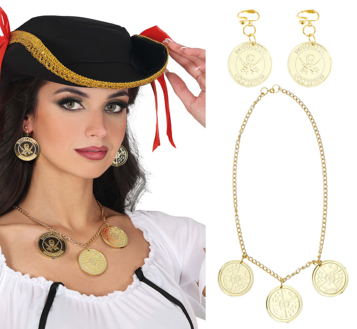 Set di gioielli in oro 3 pezzi