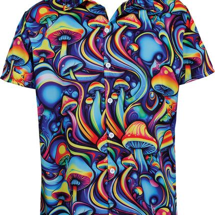 Camicia con funghi psichedelici