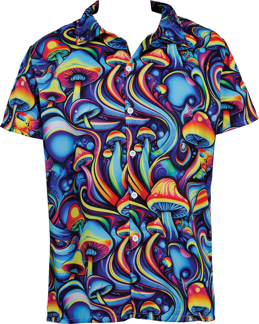 Camicia con funghi psichedelici