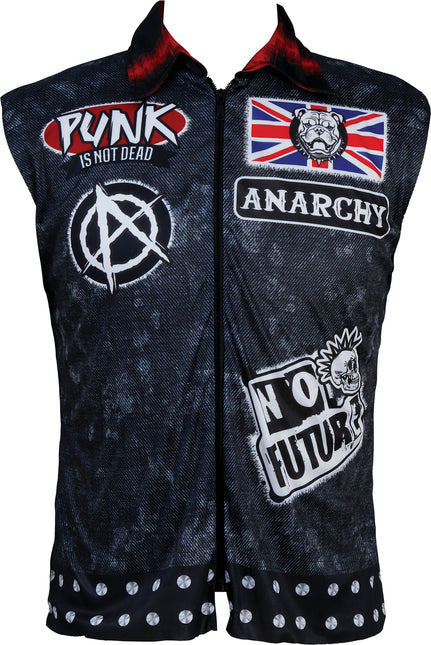 Gilet punk nero