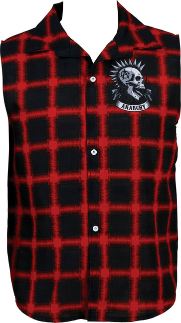 Camicia punk rossa