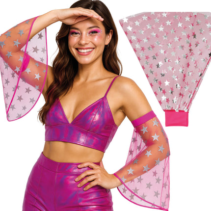 Disco 70S Manicotti a farfalla Stelle