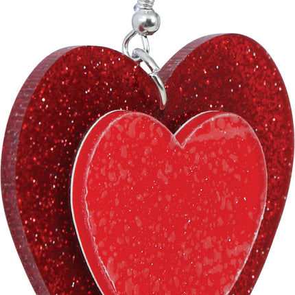 Orecchini a cuore 5cm