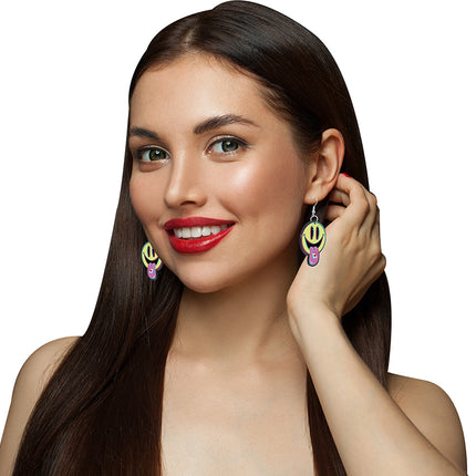 Orecchini Festival Smiley