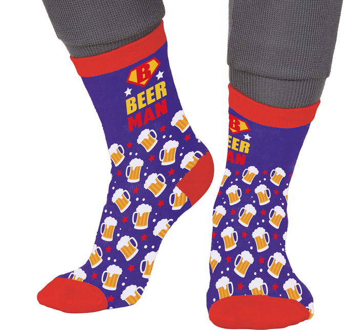 Calzini Beerman Adulti Blu Rosso