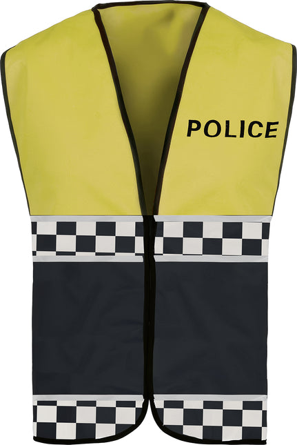 Gilet della polizia giallo nero