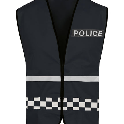 Gilet della polizia nero