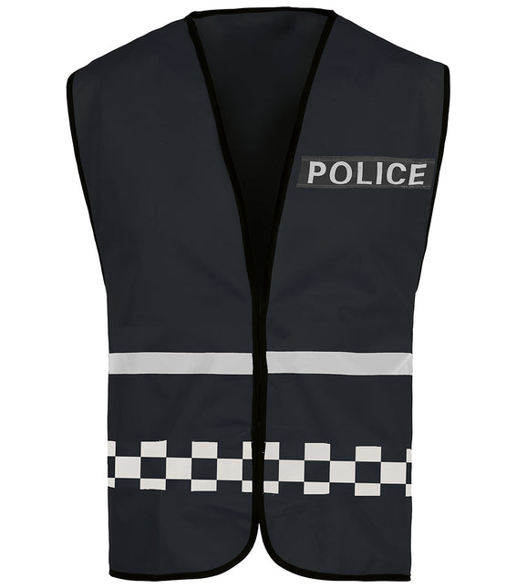 Gilet della polizia nero bambino