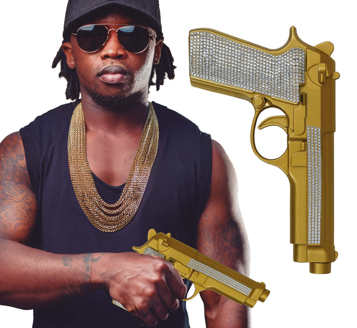 Oro Argento Finta Pistola Glitter