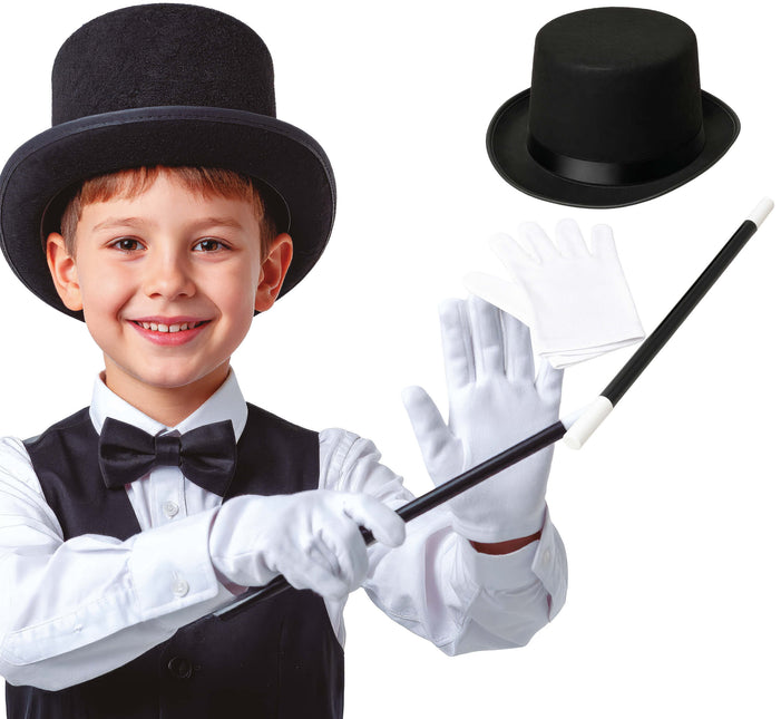 Set di costumi da mago 4 pezzi