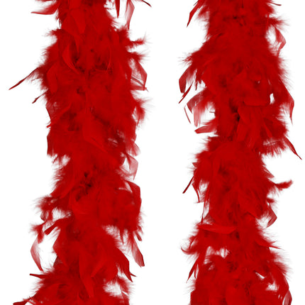 Piuma di boa, 80 gr rosso