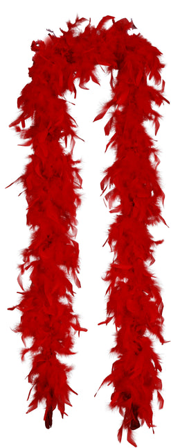 Piuma di boa, 80 gr rosso