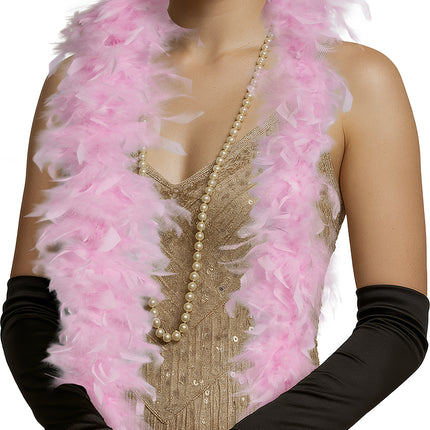 Piuma di boa, 80 gr rosa